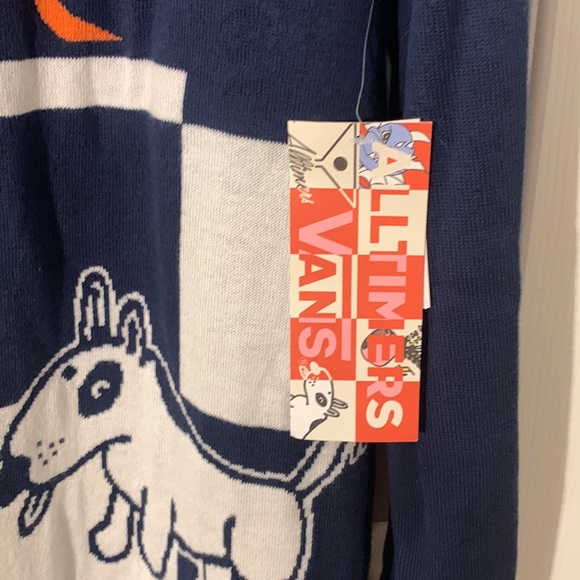 BNWT Men’s Small Vans X Alltimers Sweater Crew - Picture 3 of 6